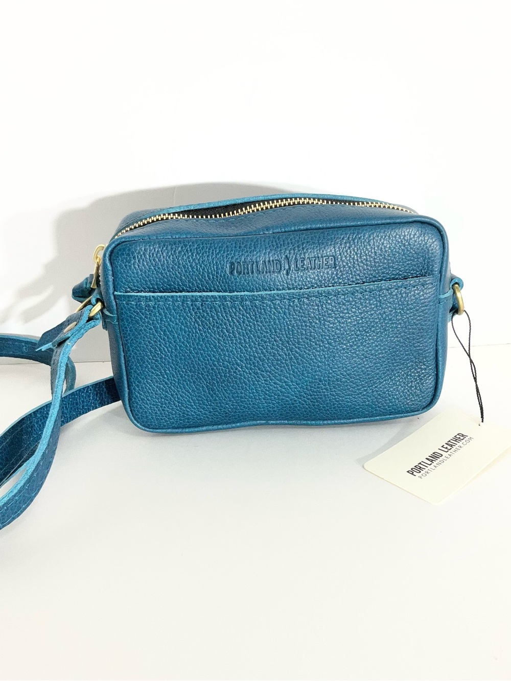 Portland Leather Small Camera Bag Purse in Planetary-New with Tags